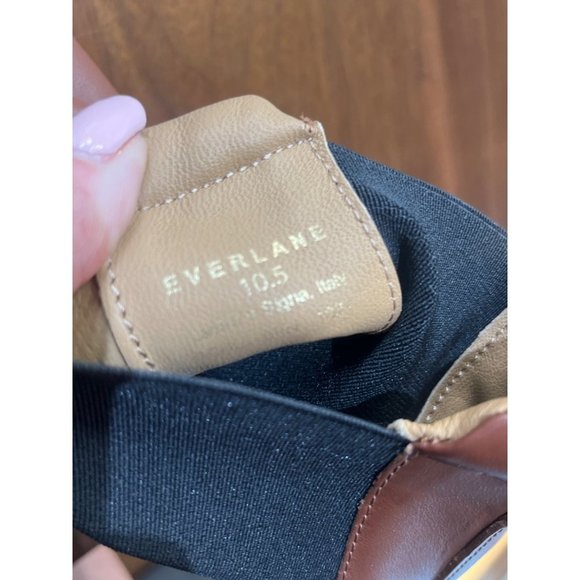 Everlane The Italian Leather Chelsea Boots in Tobacco New Womens Booties - Picture 12 of 13